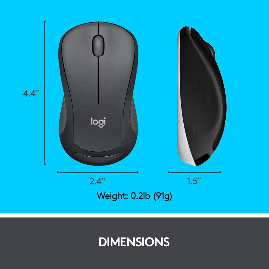 Logitech MK540 Advanced USB Wireless Keyboard and Mouse Combo - Black
