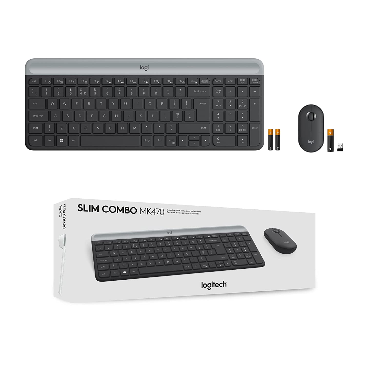[RePacked] Logitech MK470 Wireless Keyboard and Mouse Combo