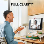 Logitech BRIO 100 USB-A 1080p FHD Webcam with Privacy Shutter and Built-in Mic - Rose