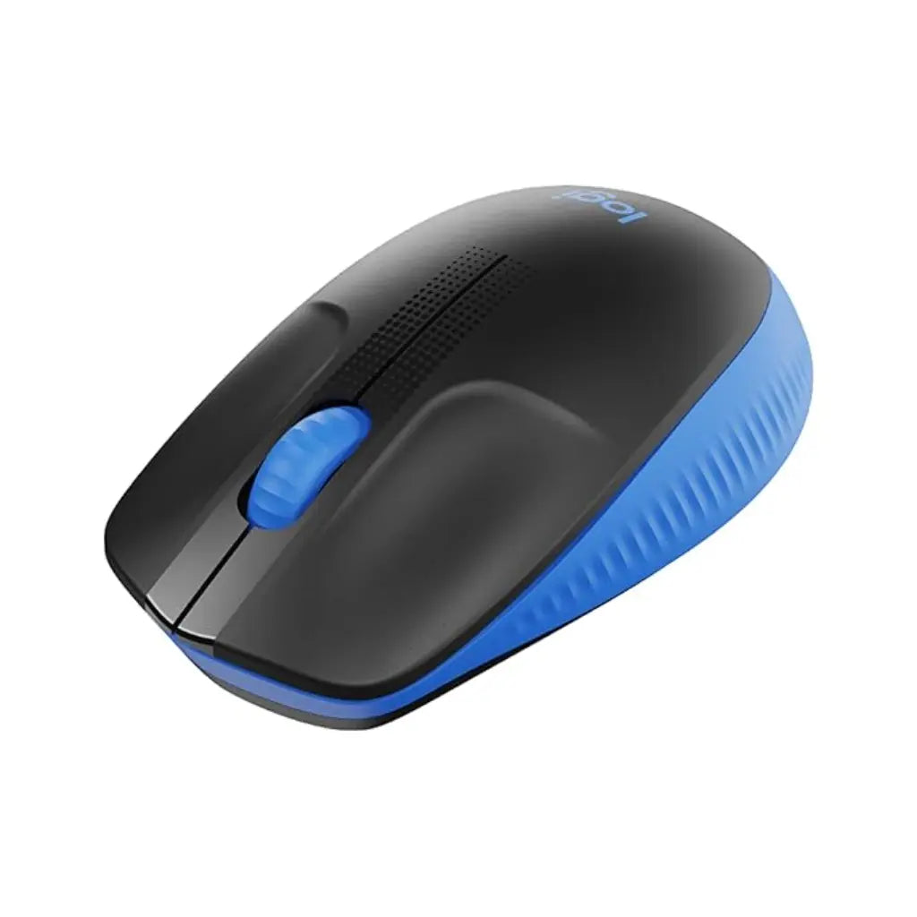 Logitech M190 Full Size Curve Design Optical Wireless Mouse 1000 DPI  - Blue