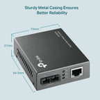 TP-Link MC200CM 10/100/1000Mbps Gigabit Ethernet Multi-Mode Media Converter