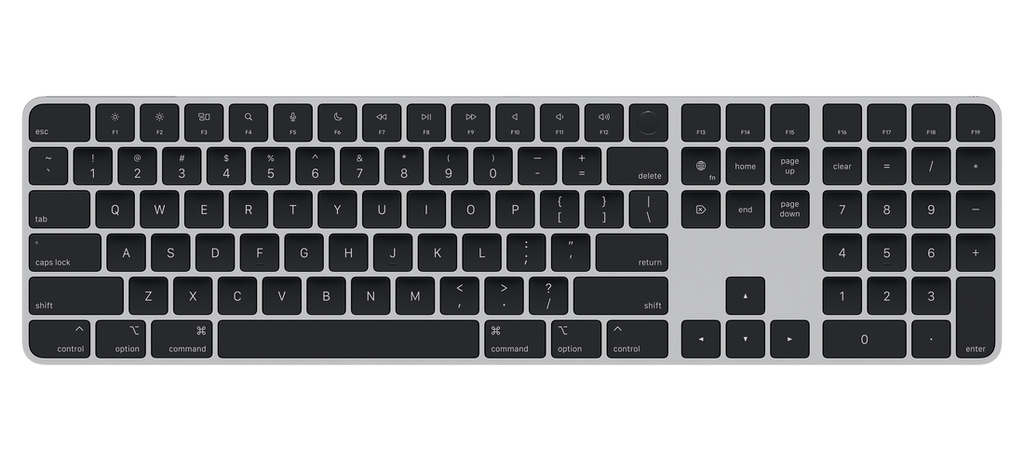 Magic Keyboard with Touch ID and Numeric Keypad for Mac models with Apple silicon - US English