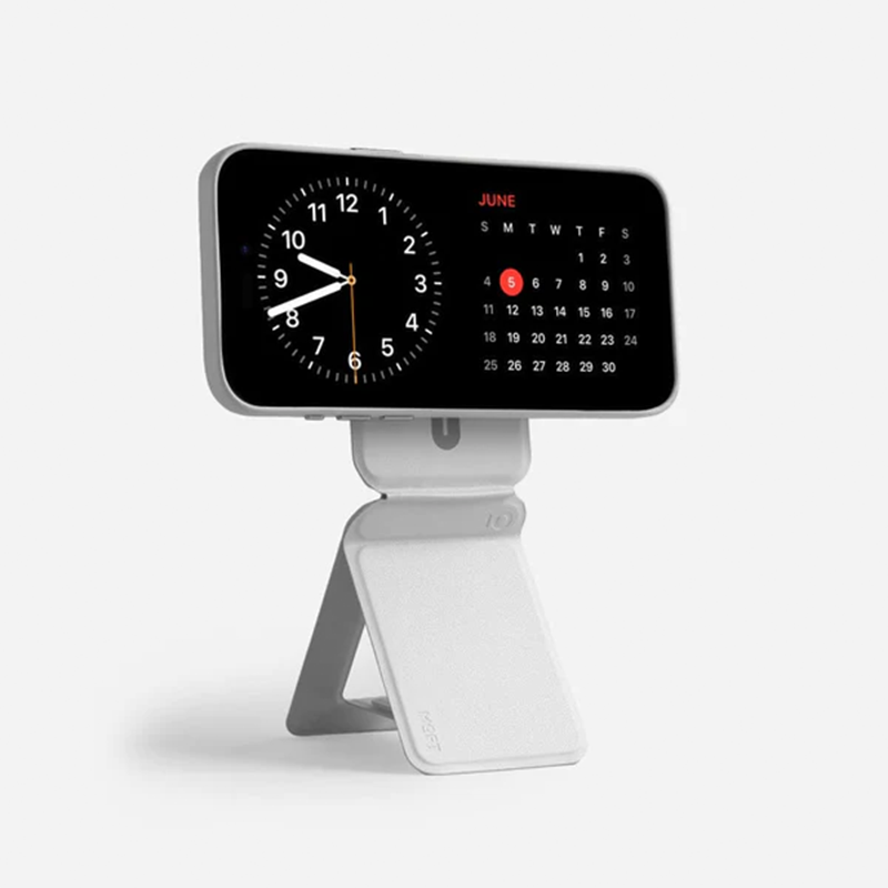 Moft Snap Phone Tripod Stand - Compatible Models: iPhone 12/13/14/15/16/17 series (Plus/Pro/Pro Max) and MagSafe-compatible cases. Works with non-MagSafe phones using the included metal ring.