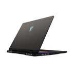 Black gaming laptop with a visible brand logo on a white background