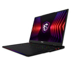 Gaming laptop with RGB lighting on a white background