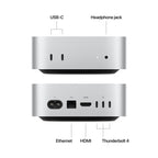 Mac mini: Apple M4 chip with 10-core CPU and 10-core GPU, 24GB, 1TB SSD, 10 Gigabit  - Silver - Z1CF000YW