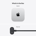 Mac mini: Apple M4 chip with 10-core CPU and 10-core GPU, 24GB, 1TB SSD, 10 Gigabit  - Silver - Z1CF000YW