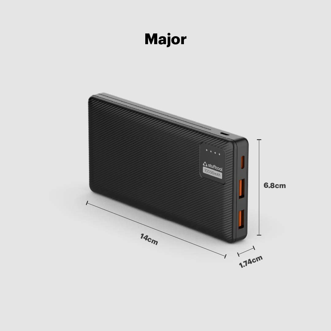 Major 10000mAH 20W PD Powerbank