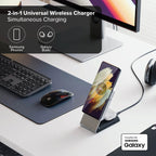 Matrix 2-In-1 Universal Magnetic Charging Dock - White