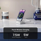 Matrix 2-In-1 Universal Magnetic Charging Dock - White