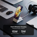 Matrix 2-In-1 Universal Magnetic Charging Dock - White