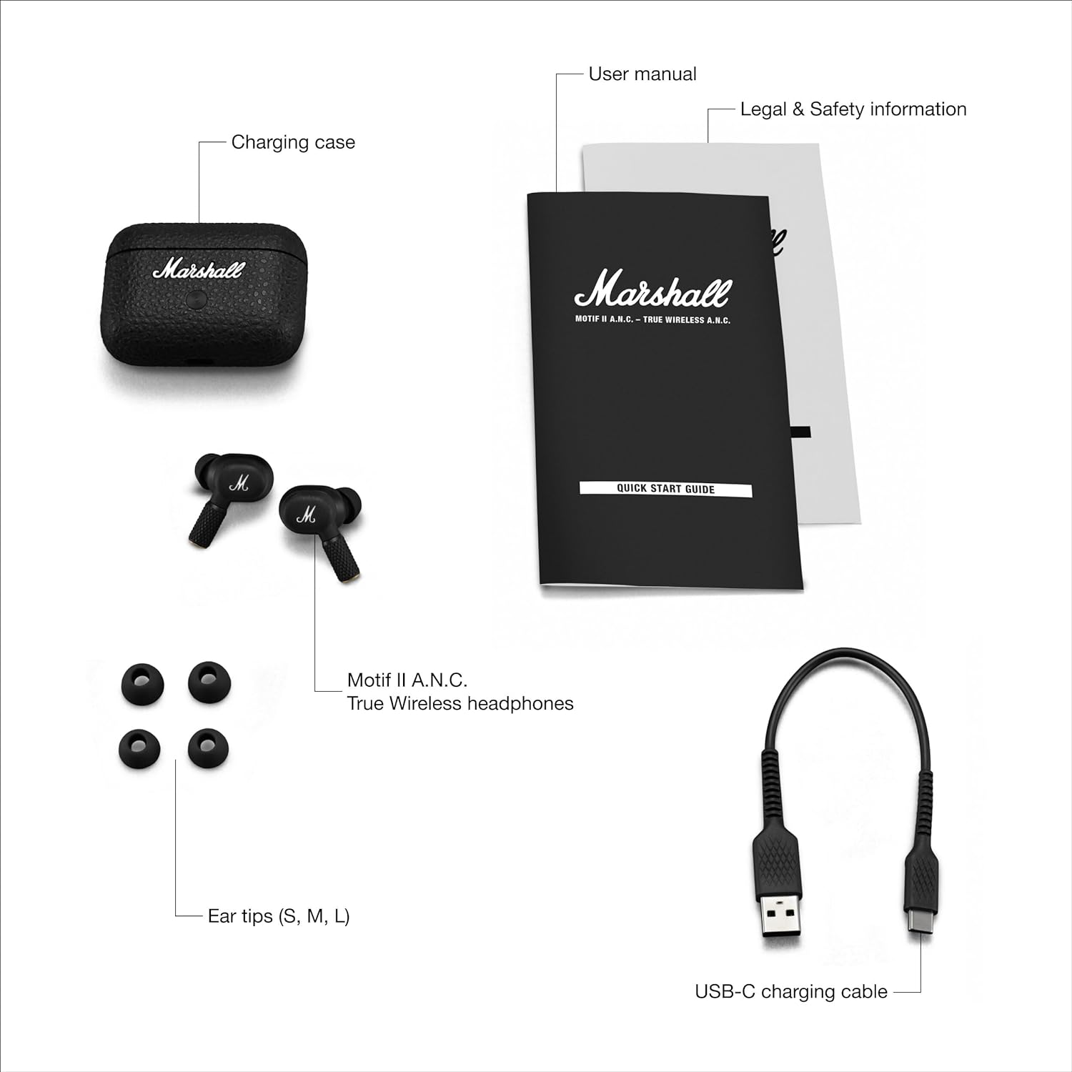 Marshall Motif 2 ANC Earbuds