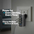 Empire 75W Multiplug GAN Charger with World Travel Adapter