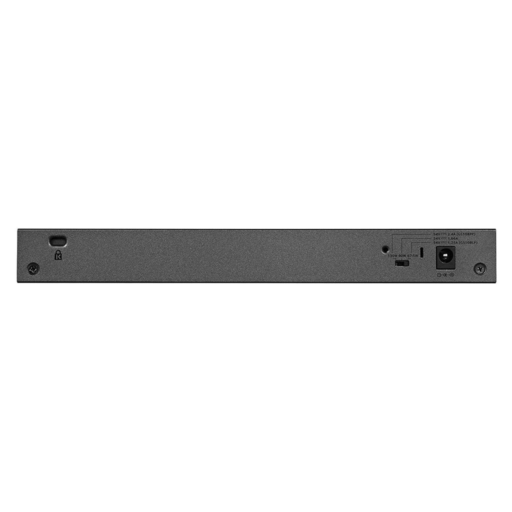 NETGEAR GS108LP 8-Port Gigabit Ethernet PoE+ Network Hub with FlexPoE