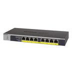 NETGEAR GS108LP 8-Port Gigabit Ethernet PoE+ Network Hub with FlexPoE