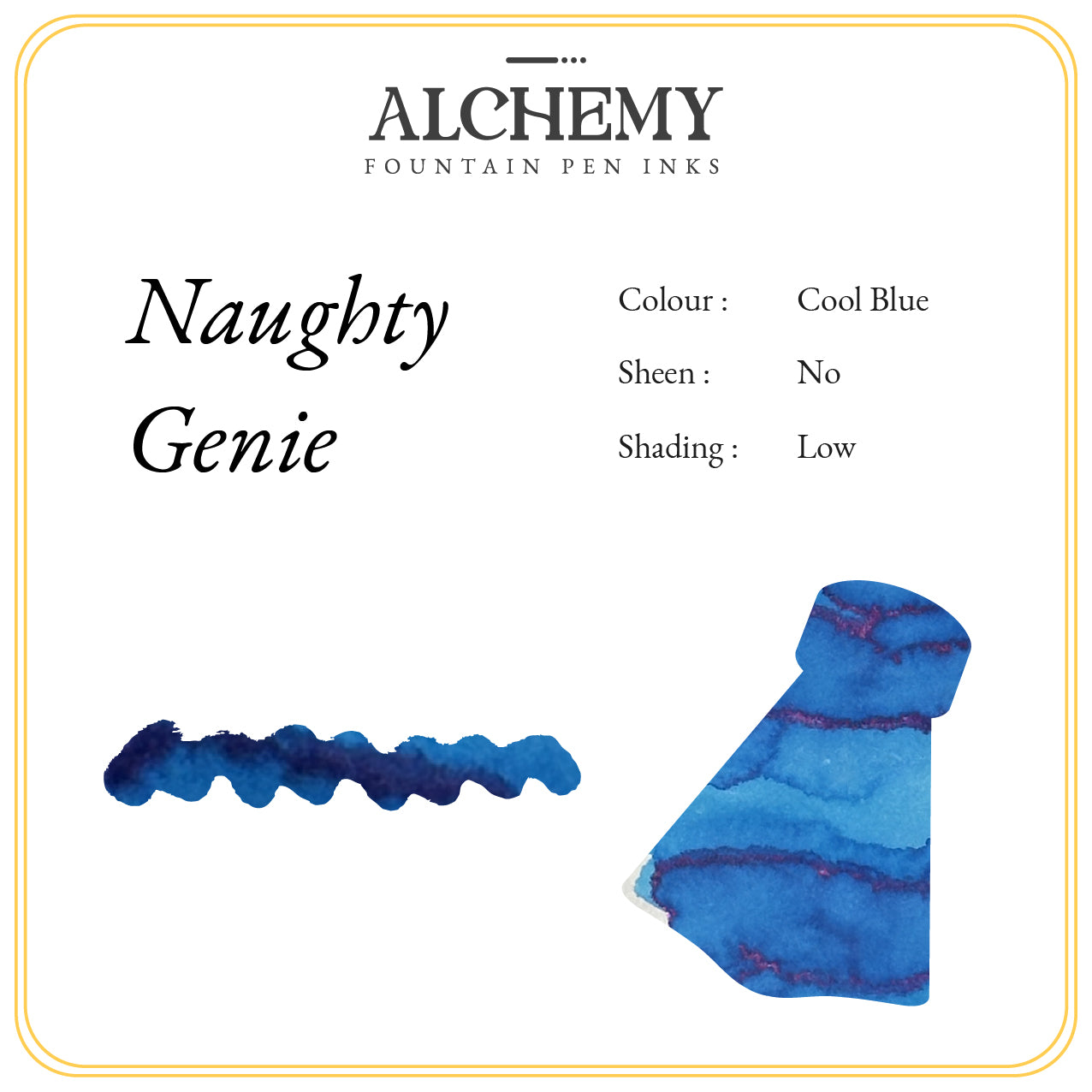 Endless LABS.16 Alchemy Fountain Pen Inks - Naughty Genie - 45 ML