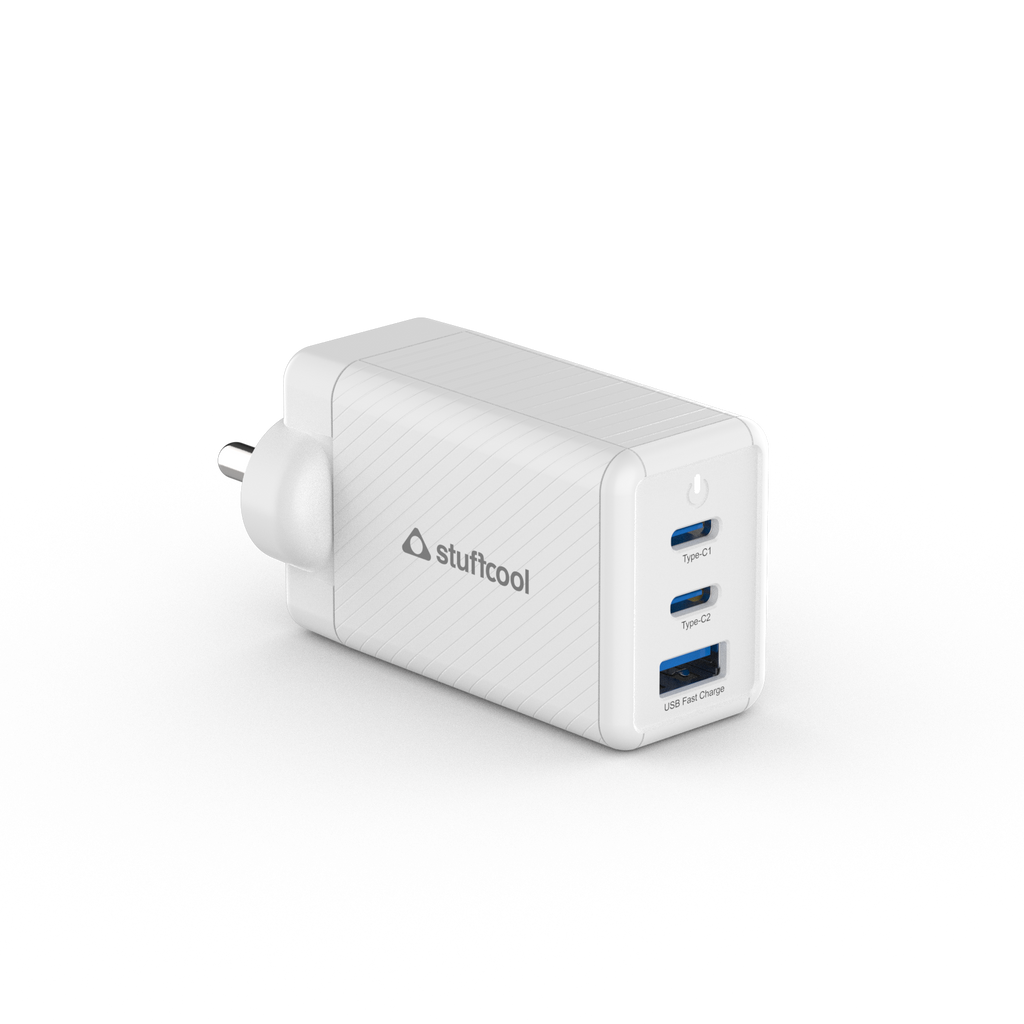 Nova 65W PD Multi Port 2 Type C & 1 USB A GaN Charger