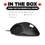 OMEN Vector Essential RGB 7200 DPI Gaming Wired Mouse with 6 Button Omron Switches