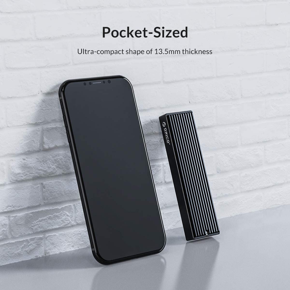 [RePacked] ORICO M2PV-C3 M.2 NVMe SSD Enclosure With USB 3.1 and  Type C Interface