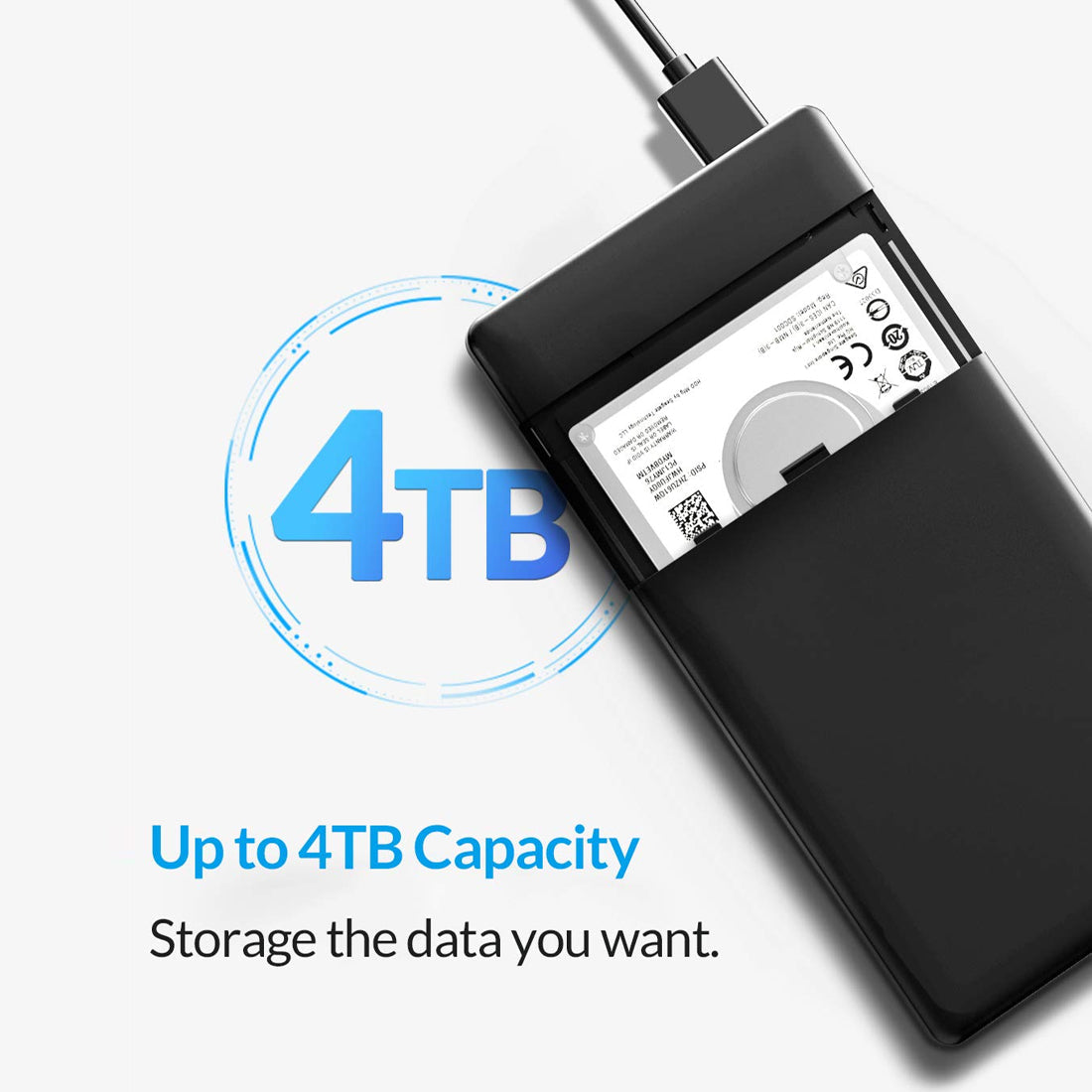 ORICO 2588US3 2.5 inch USB3.0 Hard Drive Enclosure with SuperSpeed USB 3.0