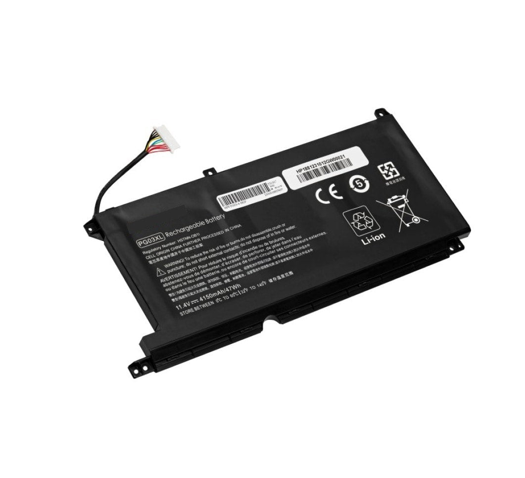 HP PG03XL Original OEM 52.5Whr 4323mAh 11.55V 3 Cell Laptop Battery
