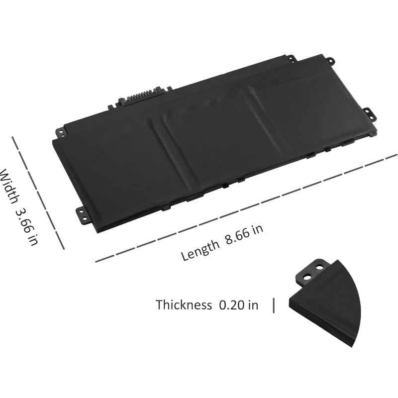 HP PP03XL Original OEM 43.3Whr 3560mAh 11.55V 3 Cell Laptop Battery