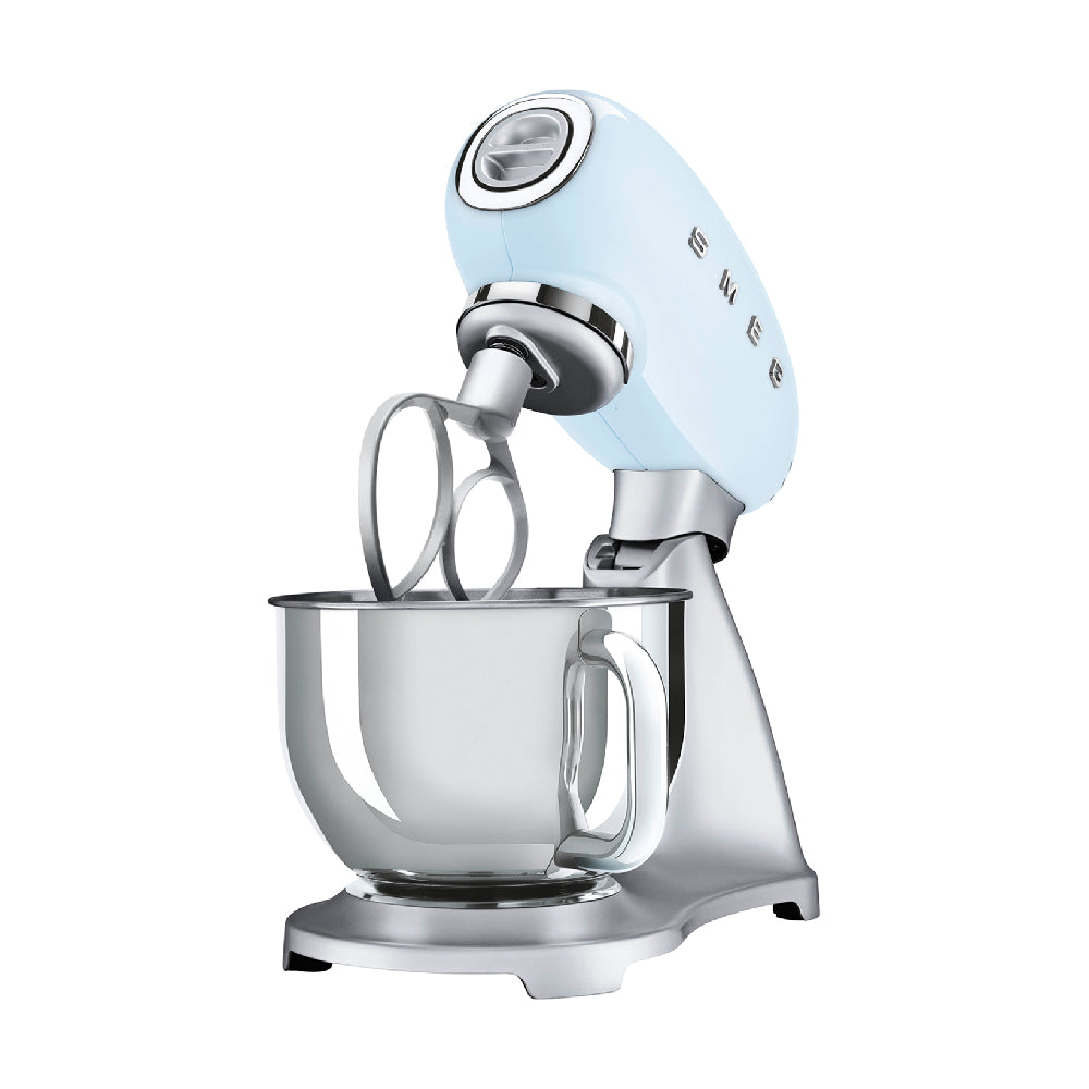 Smeg Retro Stainless Steel Stand Mixer with SS Bowl