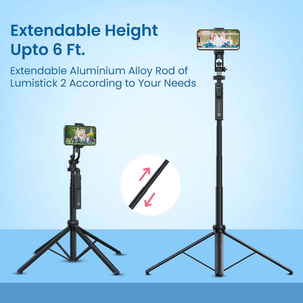 Lumistick 2 - Smart Selfie Stick