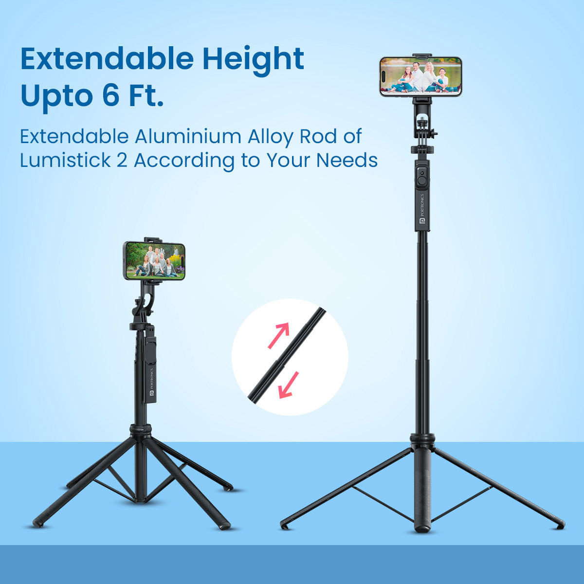 Lumistick 2 - Smart Selfie Stick