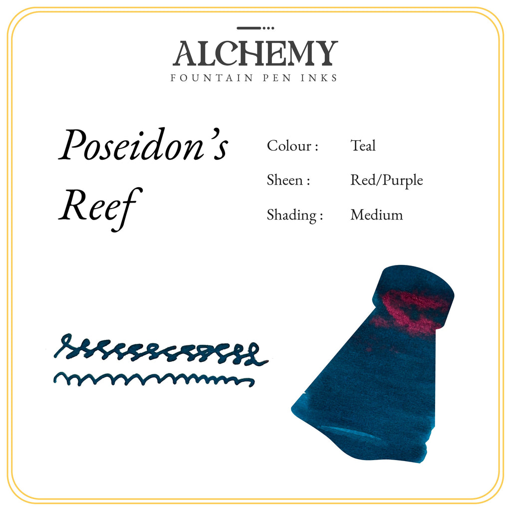 Endless Alchemy Fountain Pen Inks - Poseidon's Reef - 45 ML