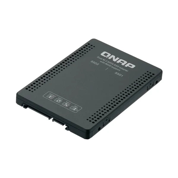QNAP storage device on a white background