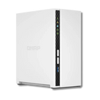 QNAP TS-233 Quad Core 2 Bay Desktop Network Attached Storage Enclosure - White