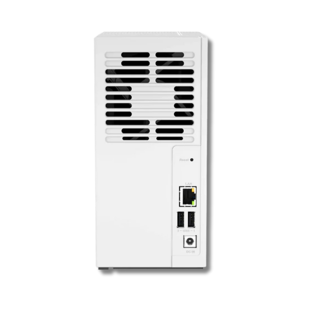 QNAP TS-233 Quad Core 2 Bay Desktop Network Attached Storage Enclosure - White