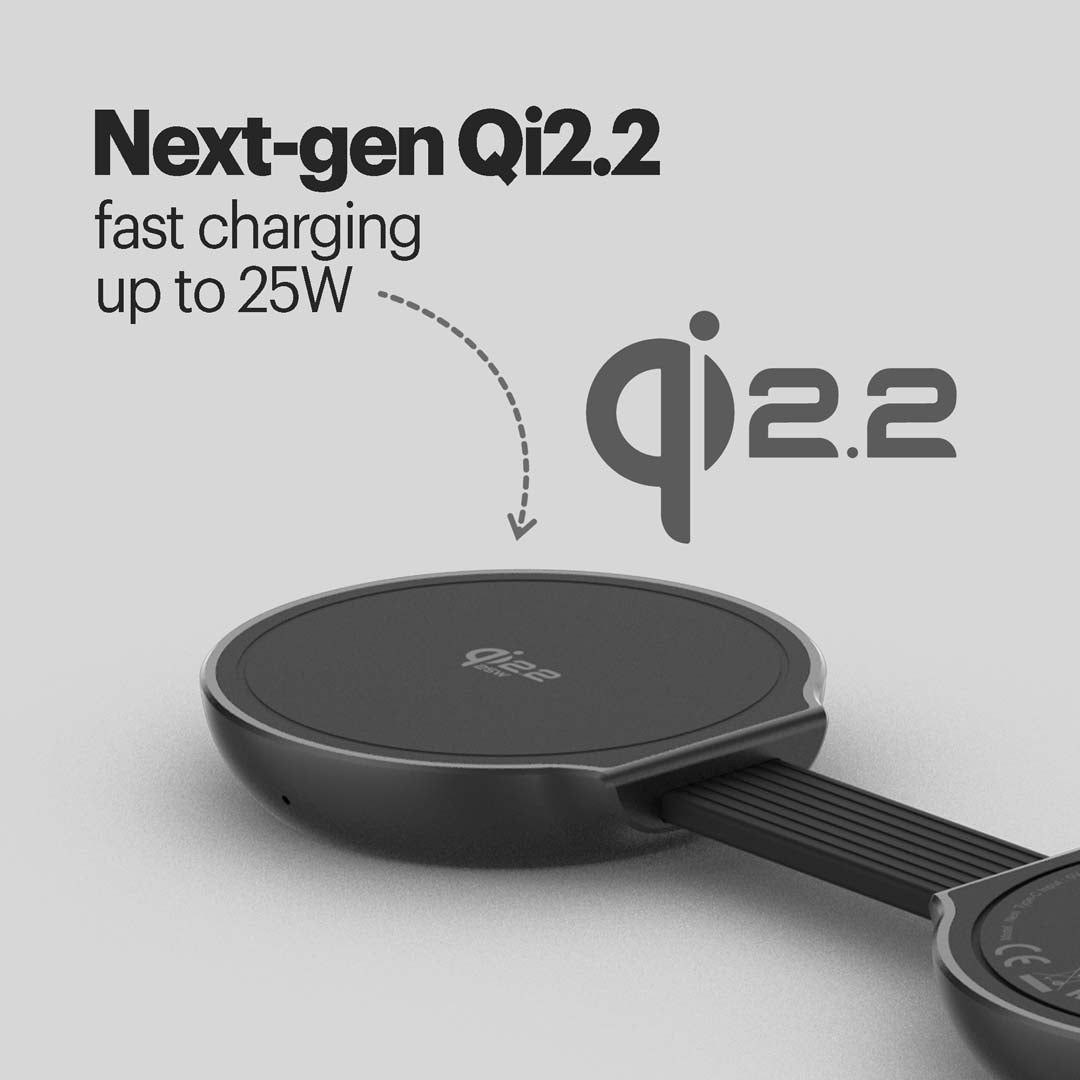 Stuffcool - Nexi 3 in 1 Foldable Magnetic Wireless Charger Qi2.2 Certified 25W Fast Charger