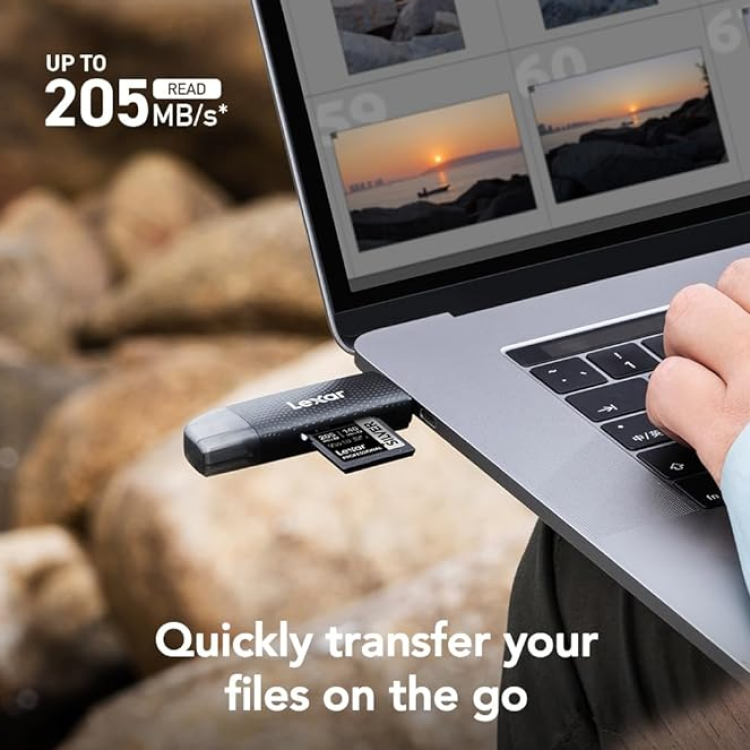 Lexar Dual-Slot USB-A/C Reader