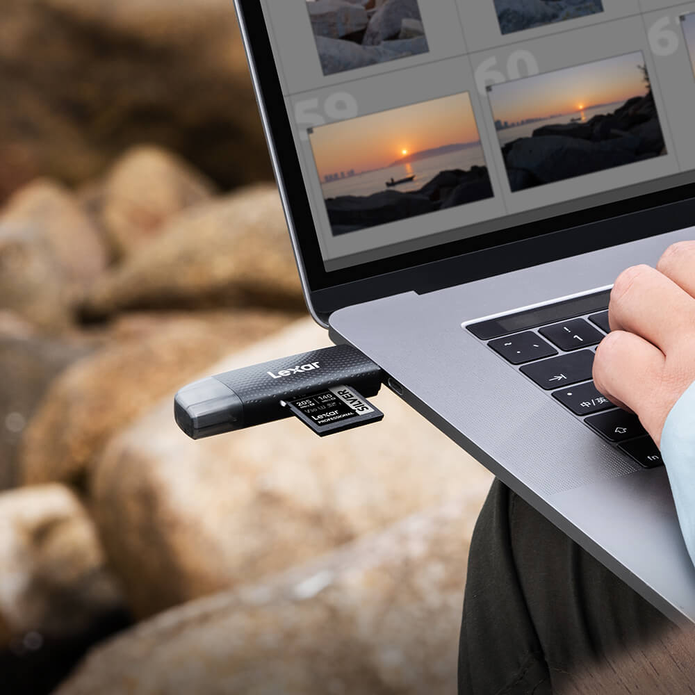 Lexar Dual-Slot USB-A/C Reader