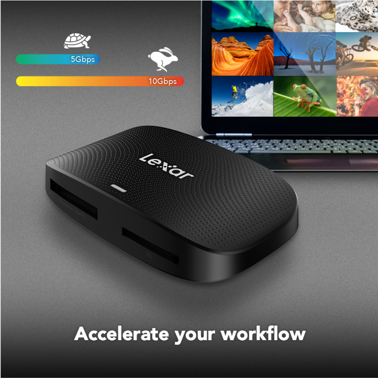 Lexar Professional CFexpress Type B / SD USB 3.2 Gen 2 Reader