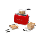 Smeg Retro Stainless Steel Pop up 2 Slice Toaster