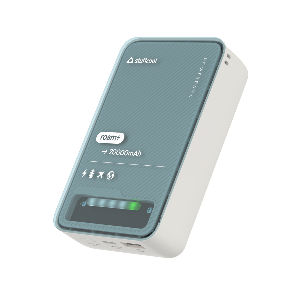 Roam+ 20000mAh Mini wired Powerbank with 20W Type C Output
