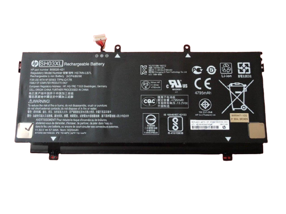 HP SH03XL Original OEM 57.9Whr 5020mAh 11.55V 3 Cell Laptop Battery