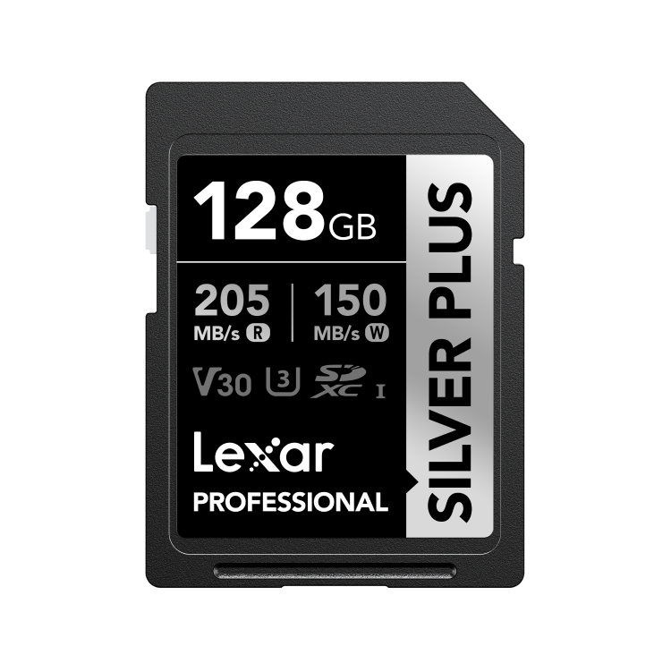 Lexar Professional SILVER PLUS SDXC UHS-I Card- 128GB