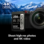 Lexar Professional SILVER PLUS SDXC UHS-I Card -256GB