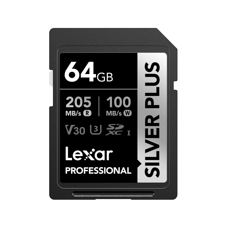 Lexar Professional SILVER PLUS SDXC UHS-I Card- 128GB