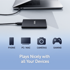 Lexar SL500 Portable SSD - 1TB- LSL500X001T-RNBNG