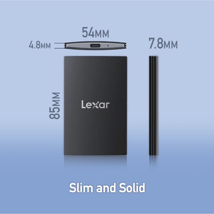 Lexar SL500 Portable SSD - 1TB - LSL500M001T-RNBNG