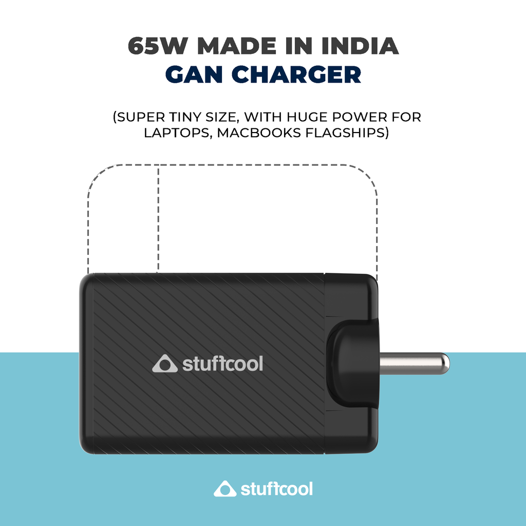 Nova 65W PD Multi Port 2 Type C & 1 USB A GaN Charger