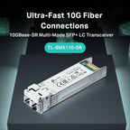 TP-Link Omada TL-SM5110-SR 10GBASE-SR Multi-Mode SFP+ LC Transceiver