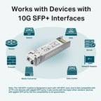 TP-Link Omada TL-SM5110-SR 10GBASE-SR Multi-Mode SFP+ LC Transceiver
