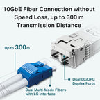 TP-Link Omada TL-SM5110-SR 10GBASE-SR Multi-Mode SFP+ LC Transceiver