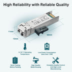 TP-Link Omada TL-SM5110-SR 10GBASE-SR Multi-Mode SFP+ LC Transceiver